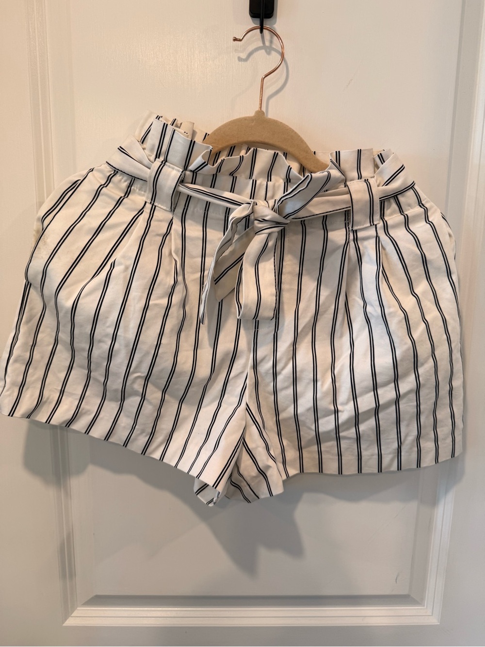 Cute Summer Pinstripe Shorts with Pockets